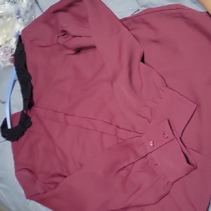 Long sleeve dress blouse